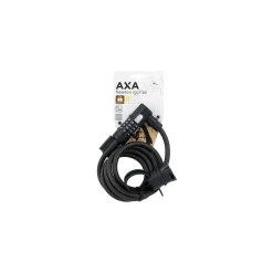 ANTIVOL SPIRAL AXA Newton 150 Code 150cm Ø10mm Noir - Sécurité Urbaine