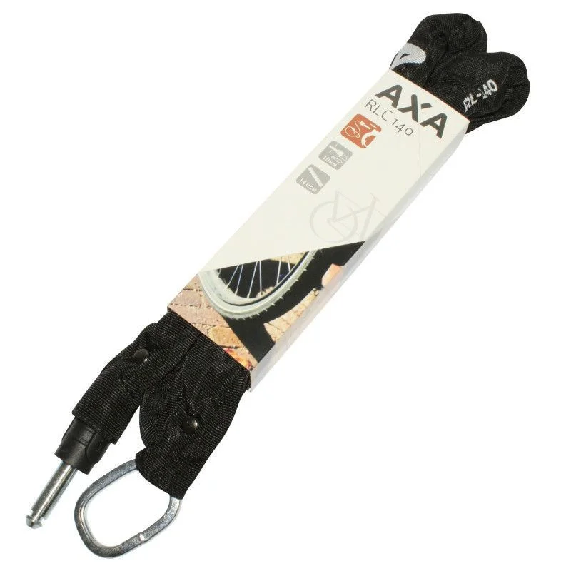 Antivol Vélo Chaîne à Boucle AXA RLC pour Fer à Cheval - Diamètre 5.5mm, Longueur 1.40m, Noir 3 Antivol Vélo Chaîne à Boucle AXA RLC pour Fer à Cheval - Diamètre 5.5mm, Longueur 1.40m, Noir