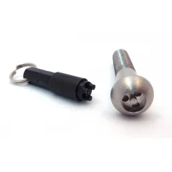 ANTI-VANDALE Antivol Vis Chariot de Selle M8x45 + Clé - Sécurité Urbaine