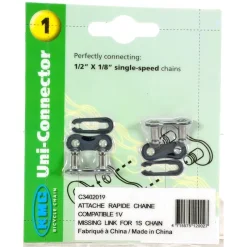 ATTACHE-RAPIDE KMC 1V 1/2"1/8" - Chaîne de Transmission Urbaine Haute Performance