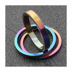 Bagues De Direction KHE 1-1/8" Neochrome - Oilslick | Jeu de Direction Urbain -France Accessoires Vélo Soldes Boutique bagues de direction khe 1 18 neochrome oilslcik 2