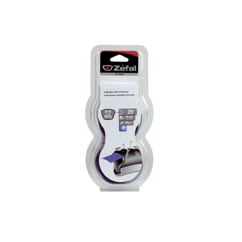 Bandes Anti Crevaison ZEFAL 34mm 26-27-28" Bleues - Protection Durable pour Pneus Vélos Urbains 3 Bandes Anti Crevaison ZEFAL 34mm 26-27-28" Bleues - Protection Durable pour Pneus Vélos Urbains