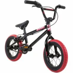 BMX STOLEN Agent 12" 2022 Noir - Vélo BMX Complet pour Enfants - FREE, STREET, DIRT