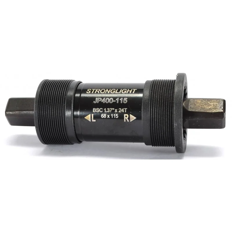 BOITIER DE PEDALIER STRONGLIGHT Bsc 115mm 68 Carré - Compatible FIXIE et Transmission 3 BOITIER DE PEDALIER STRONGLIGHT Bsc 115mm 68 Carré - Compatible FIXIE et Transmission
