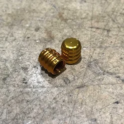 SE-BIKES Bouchons de Valve Or - La Paire - Accessoires Roues BIKELIFE