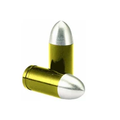 BOUCHONS VALVE TUN'R OBUS Or - Paire - Compatible FIXIE, Vélos Urbains et Pneus