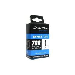 CAA DELI Chambre à Air 700x25-28c SV35mm pour Vélos Fixie et Route - Compatible 25-28/622