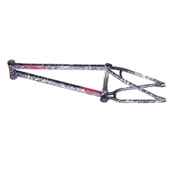 Volume Bikes CADRE VOLUME VESSEL WHT SPLATTER - Cadre BMX Haute Performance -France Accessoires Vélo Soldes Boutique cadre volume vessel wht splatter 2