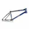 Volume Bikes Cadre VOLUME Voyager XL Flat Blue To Raw - Cadre BMX Haute Performance -France Accessoires Vélo Soldes Boutique cadre volume voyager xl flat blue to raw
