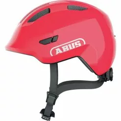Casque ABUS KID Smiley 3.0 M T50-55 Rouge - Casque Vélo Enfant Sécurité URBAIN