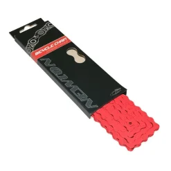 CHAINE NEWTON 1/3v S1 ROUGE 112 MAILLONS - Chaîne de Transmission pour FIXIE - Haute Performance