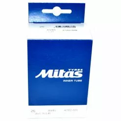 Chambre à Air MITAS 26 X 1.75/2.45 Extreme Schraeder 40mm - Haute Qualité pour Vélos Fixie