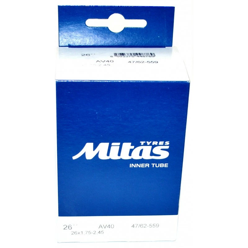 Chambre à Air MITAS 26 X 1.75/2.45 Extreme Schraeder 40mm - Haute Qualité pour Vélos Fixie 3 Chambre à Air MITAS 26 X 1.75/2.45 Extreme Schraeder 40mm - Haute Qualité pour Vélos Fixie