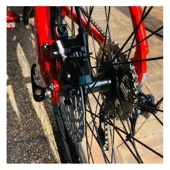 Vélo Bikelife C100 Rouge Vermillon 2022 - Collective - Vélo Complet Haut de Gamme -France Accessoires Vélo Soldes Boutique collective bikes c100 orange 6