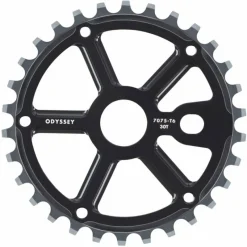 Couronne ODYSSEY Utility 30t Noire - Transmission BIKELIFE - Plateaux et Couronnes