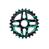 Couronne SALT+ CENTER 28T Green Acid - Compatible BMX, Transmission Durable -France Accessoires Vélo Soldes Boutique couronne salt center 28t green acid