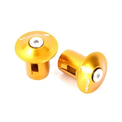 EMBOUTS GUIDON M-WAVE Aluminium - Poignées et Embouts BIKELIFE Haute Qualité