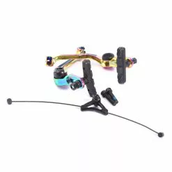 Freins KHE U-Brakes Neochrome-Oilslick - Freinage BMX Haute Performance -France Accessoires Vélo Soldes Boutique freins promax u brakes avant noirs 2