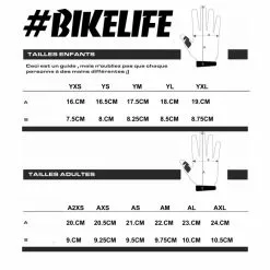 Gants BIKELIFE 'Trick List' Kids Noirs - Protection BMX pour Enfants -France Accessoires Vélo Soldes Boutique gants bikelife tricklist kids noirs 2