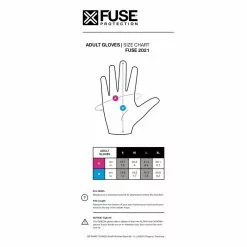 Gants FUSE Chroma - Gants de BMX Professionnels pour une Protection et un Style Optimaux -France Accessoires Vélo Soldes Boutique gants handup most days black large 6