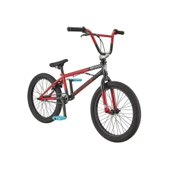 GT BMX 20" SLAMMER Red Blk Fade 2021 - Vélo BMX Complet pour FREESTYLE, STREET et DIRT