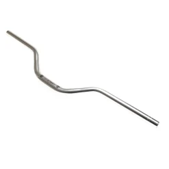 Guidon BLB Big Smoke Ø31.8mm Chromé pour Vélos Fixie - Design Ergonomique et Durable