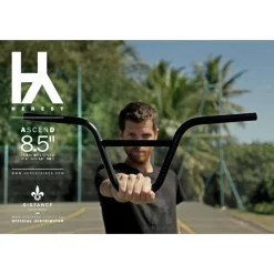 GUIDON HERESY ASCEND 8.5" - Guidon BMX Flat pour Performances Optimales -France Accessoires Vélo Soldes Boutique guidon heresy ascend 85 5
