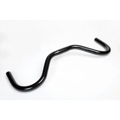 Generique GUIDON MOUSTACHE 400 MM BK - Guidon Fixie Noir pour Vélo