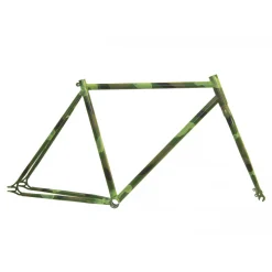 KIT-CADRE FIXIE BRN T53 CAMO - Cadre Fixie Haut de Gamme - Style Urbain et Performance