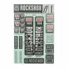 Kit De Stickers Fourche ROCKSHOCK - Personnalisation pour VTT et Vélos -France Accessoires Vélo Soldes Boutique kit de stickers fourche rockshock