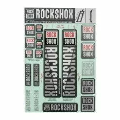 Kit De Stickers Fourche ROCKSHOCK - Personnalisation pour VTT et Vélos