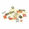 Pack De Stickers FUSE - 15 Pièces | Customisation Bikelife | Kit Décos Motos -France Accessoires Vélo Soldes Boutique pack de stickers eclat 15 pieces 1