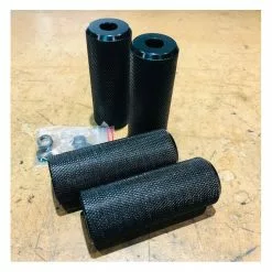 Pack de 4 Pegs Aluminium Noirs Generique - Accessoires BIKELIFE -France Accessoires Vélo Soldes Boutique pack de x4 pegs aluminium noirs 1