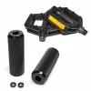 Generique Pack Pédales PC+ Pegs Aluminium Noirs - Wheeling Bike | BIKELIFE -France Accessoires Vélo Soldes Boutique pack pedales pc pegs aluminium noirs wheeling bike