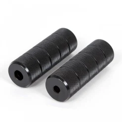 Generique Paire De Pegs Aluminium 10-14 Mm Noirs - Pegs de Vélo Robustes et Légers