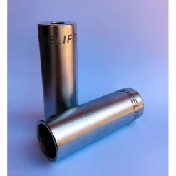 Paire De Pegs BIKELIFE Chromés - Pegs de Vélo Haute Qualité pour Style et Performance