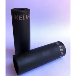 Paire De Pegs BIKELIFE Noirs - Pegs BMX Durables et Légers pour Performances Optimales