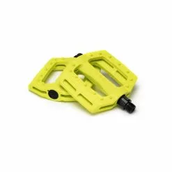 Pédales ECLAT Slash Neon Jaunes - Pédales Fixie Hautes Performances