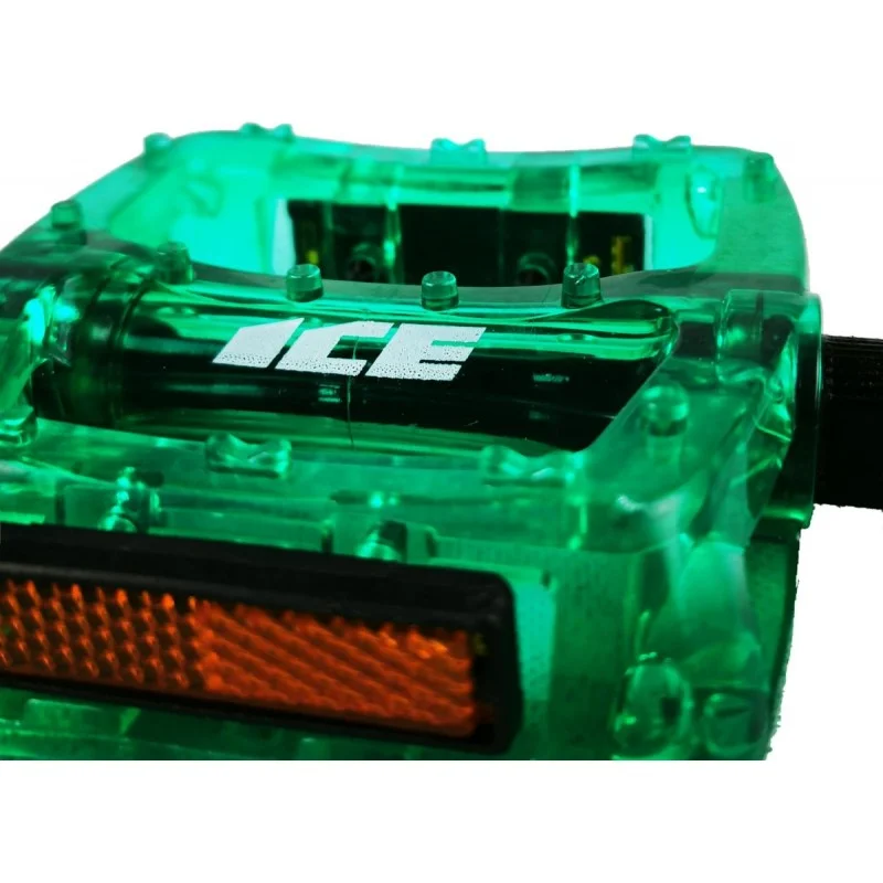 PEDALES ICE FAST 9/16ème Kristal Vertes pour Vélo Fixie - Haute Performance 5 PEDALES ICE FAST 9/16ème Kristal Vertes pour Vélo Fixie - Haute Performance – Image 3