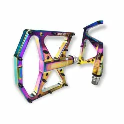 Pédales ICE FAST Butch Aluminium CNC 9/16e Oil Slick - Haute Performance pour Vélos -France Accessoires Vélo Soldes Boutique pedales ice fast butch aluminium cnc 916e oil slick 2