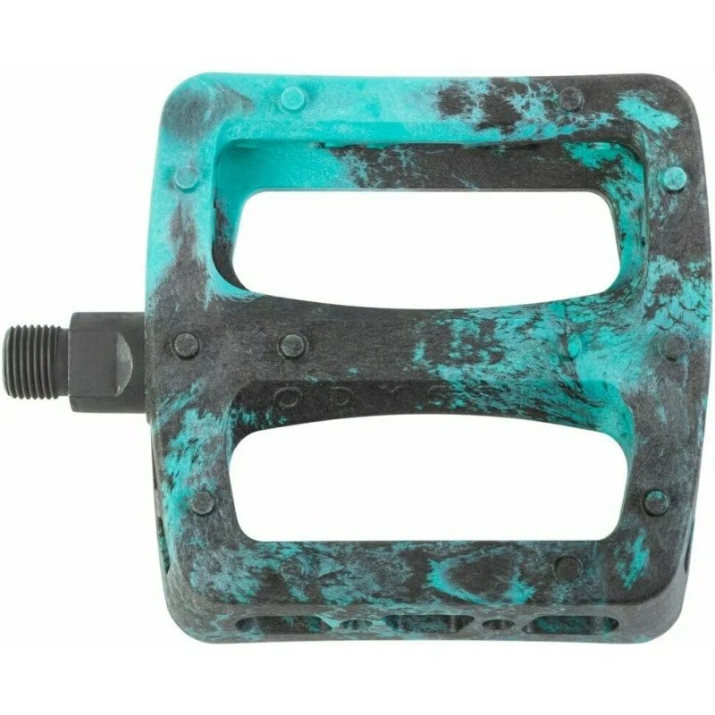 Pédales ODYSSEY Twisted Pro Noir Vert Billard Swirl - BMX Haute Performance 3 Pédales ODYSSEY Twisted Pro Noir Vert Billard Swirl - BMX Haute Performance