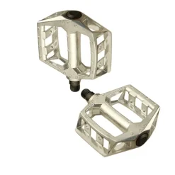 Generique PEDALES VTT/BMX ALU 9/16" Silver - Pédales légères et durables pour VTT et BMX