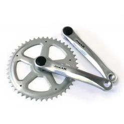 Generique PEDALIER AMAR MONO 44D 170MM ACIER AXE CARRE - Pédalier pour Fixie et Vélos Urbains