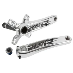 INSIGTH Pédalier INSIGHT 4 Points 175mm Chromé - Pédalier Vélo Haute Performance