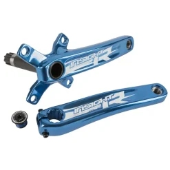 INSIGTH Pédalier Insight RLC 4 Points 170mm Bleu - Transmission Haute Performance pour Vélos