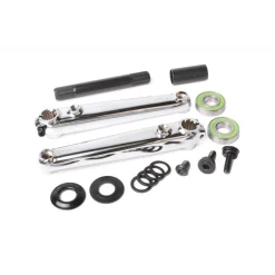 Pédalier SUNDAY Saker V2 175mm Chromé - Transmission Haute Performance pour Vélos