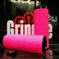 PEGS GRIPPEE 14MM Noir/Rose - Pédales de Vélo Résistantes et Confortables