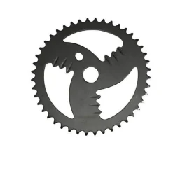 Generique PLATEAU BMX 44T Acier Noir - Couronne de Transmission Durable pour BMX