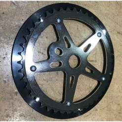 Couronne BMX Cgn PLATEAU 44T avec Protège-Chaîne en Plastique - Transmission Haute Performance -France Accessoires Vélo Soldes Boutique plateau bmx 44t av guard plastique 1