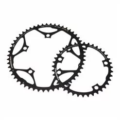 Plateau STRONGLIGHT 44T 10-11v Noir 5 Branches - Compatible Fixie et Vélos Single Speed